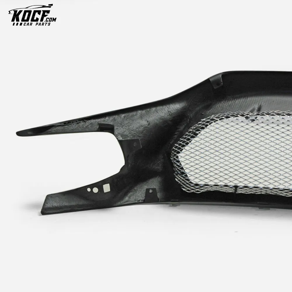 17 ONWARDS CIVIC TYPE R FK8 JS STYLE FRONT GRILL (ALSO FIT FC1/FK7 NEED CUT ONE SHORT PANEL) FORGED CARBON LOOK