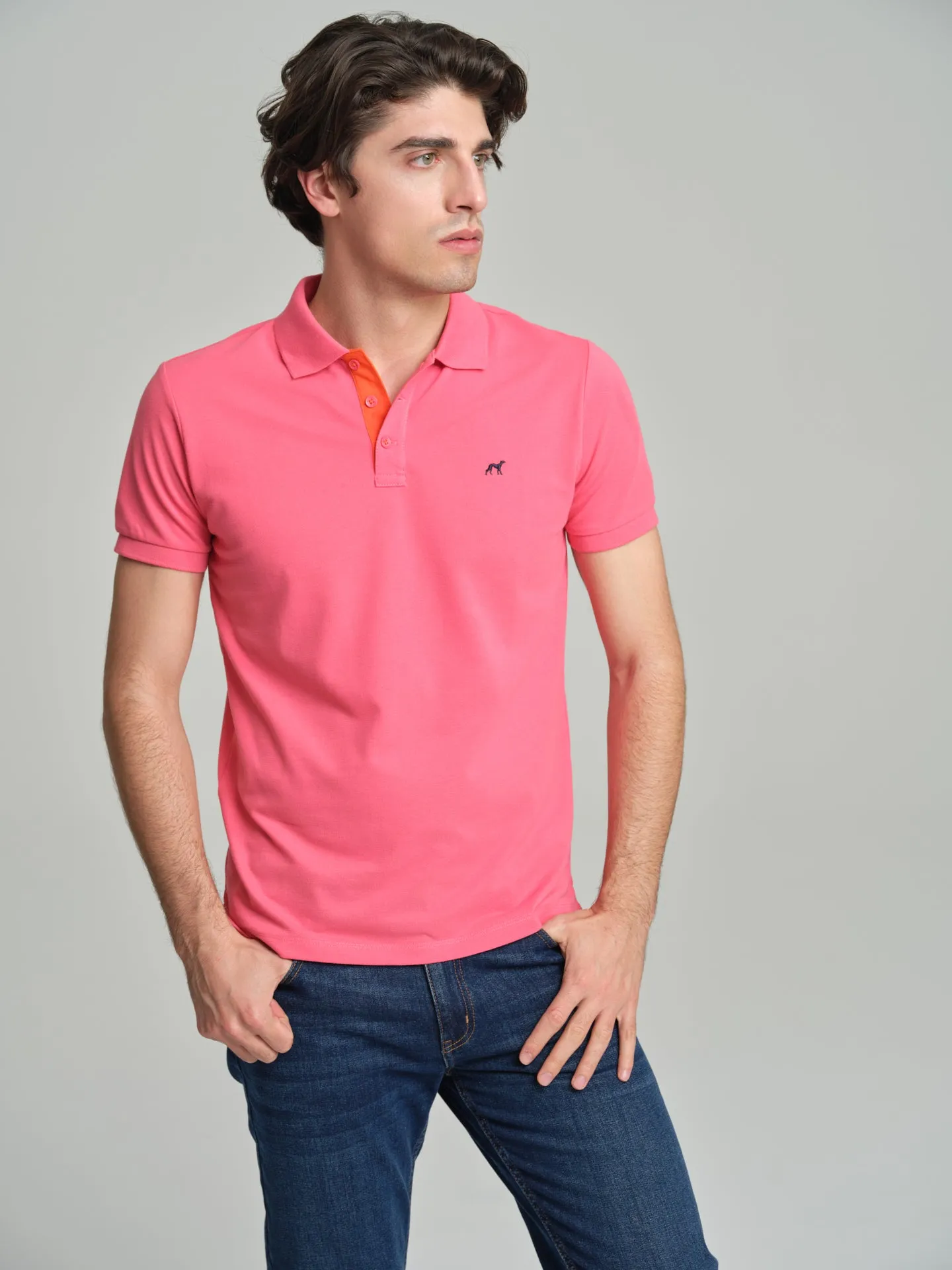 89 Edition Capsule Collection K-Easy contrasts piquet polo shirt