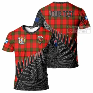 Adair Crest Tartan T-Shirt with New Zealand Silver Fern Half Style