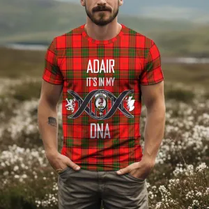 Adair Tartan T-Shirt with Family Crest DNA In Me Style