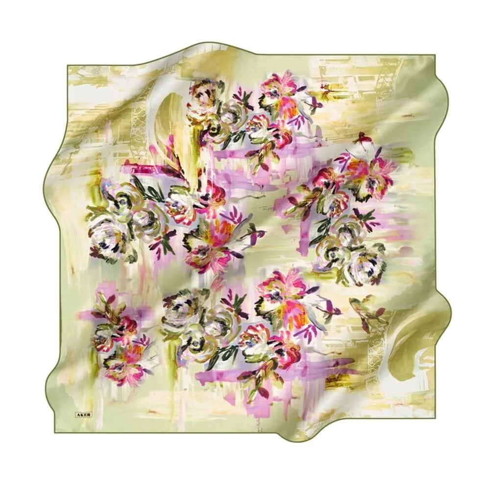 Aker Lovisa Floral Silk Scarf #51