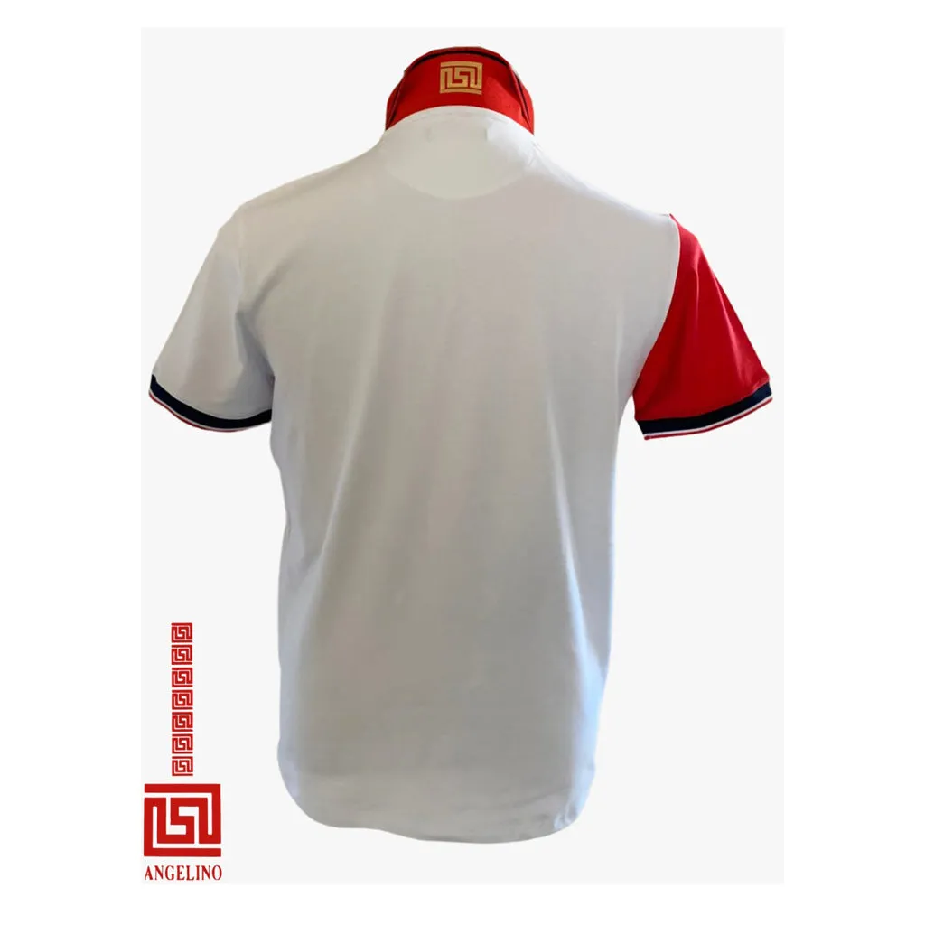 Angelino Nautico -White & Red