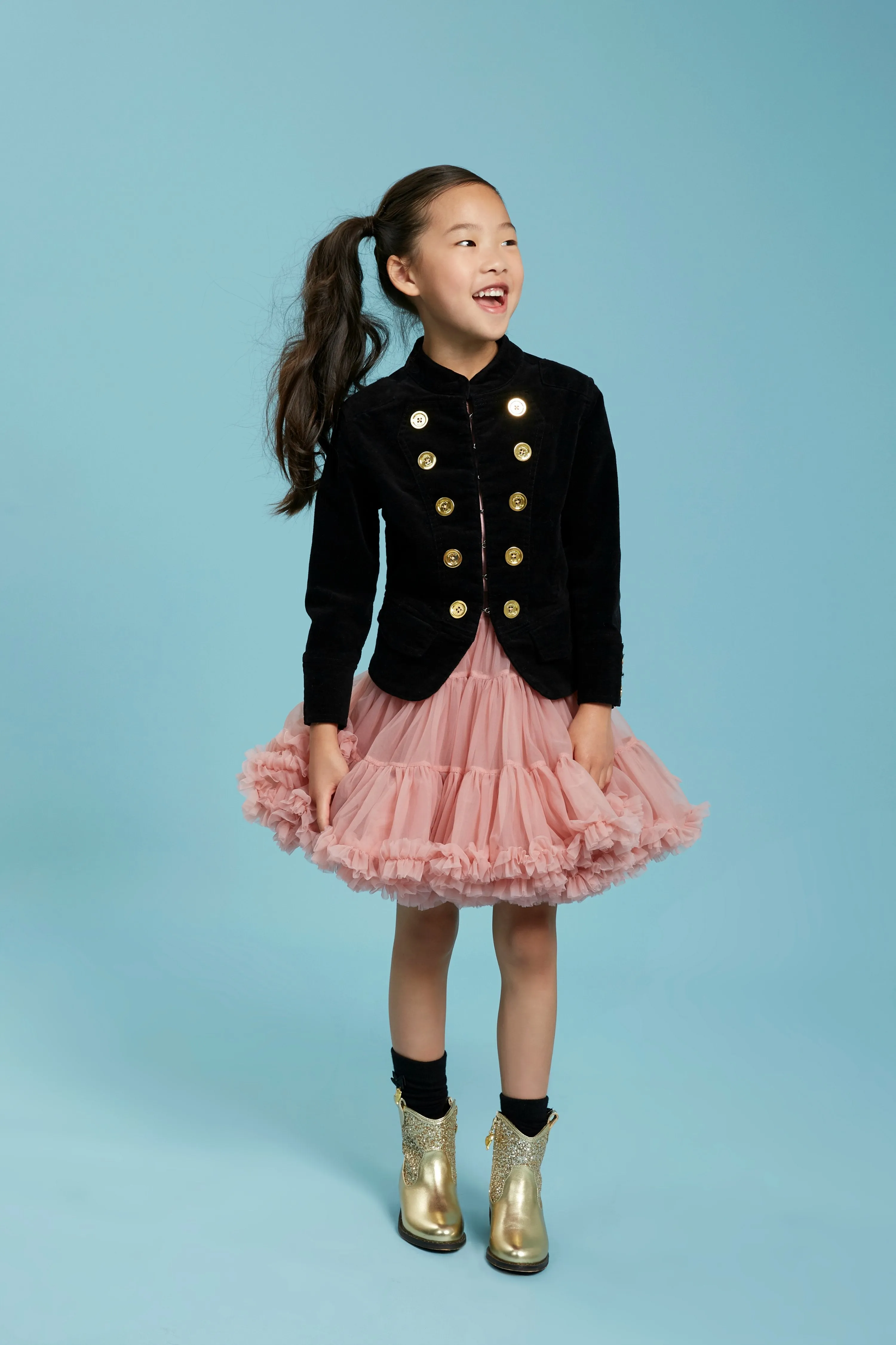 Angel's Face Girls Molly Jacket In Black