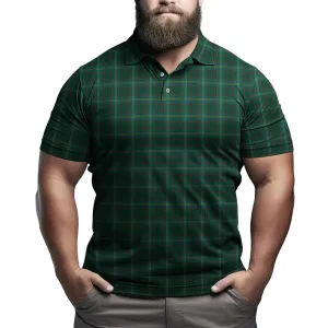 Armagh County Ireland Tartan Mens Polo Shirt