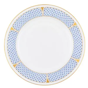 Art Deco Blue Service Plate