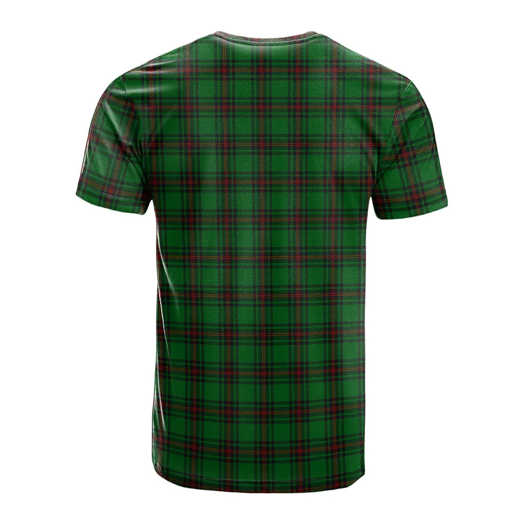 Beveridge Tartan T-Shirt with Family Crest