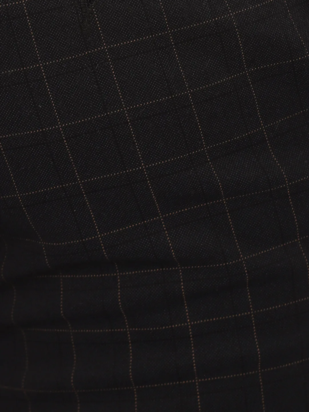 Black Checked Ultra Slim Fit Trouser