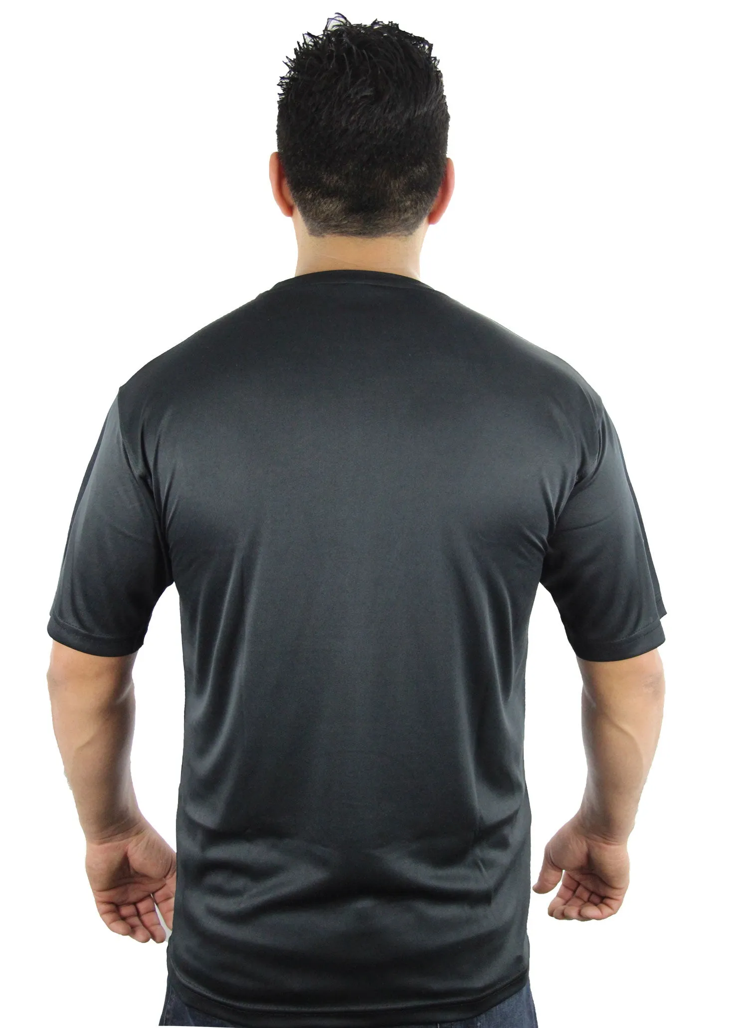 Black T-Shirt 100% Polyester