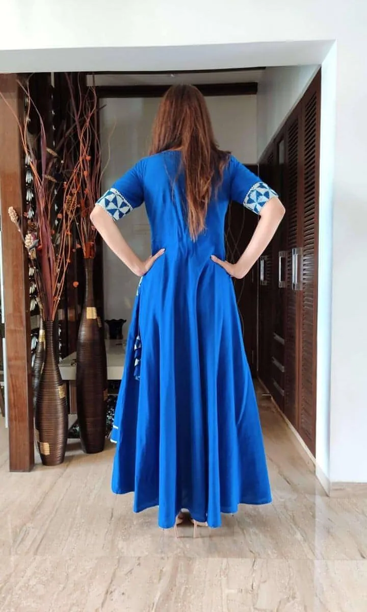 Blue A Line Dress