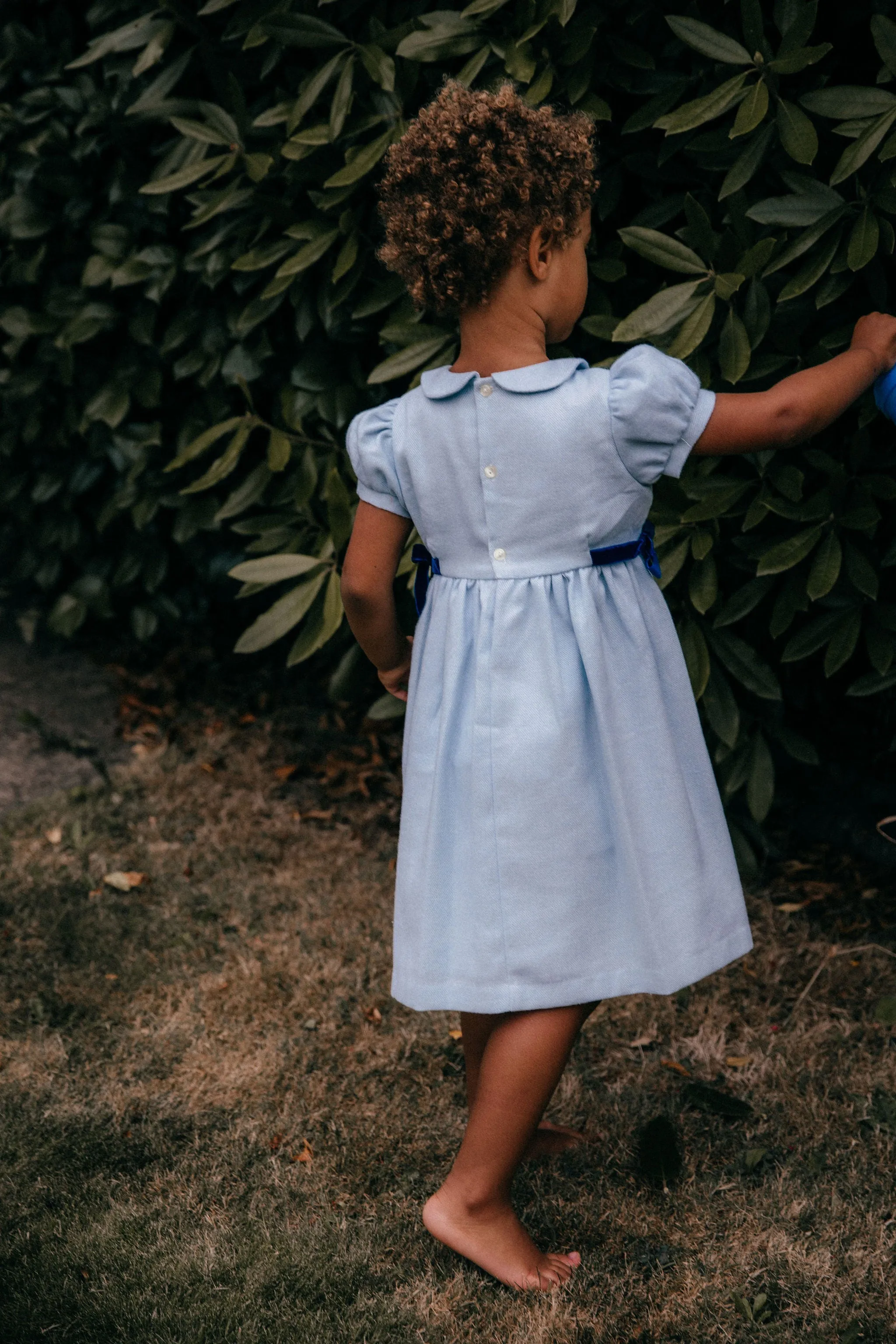 Bow Dress - Light Blue