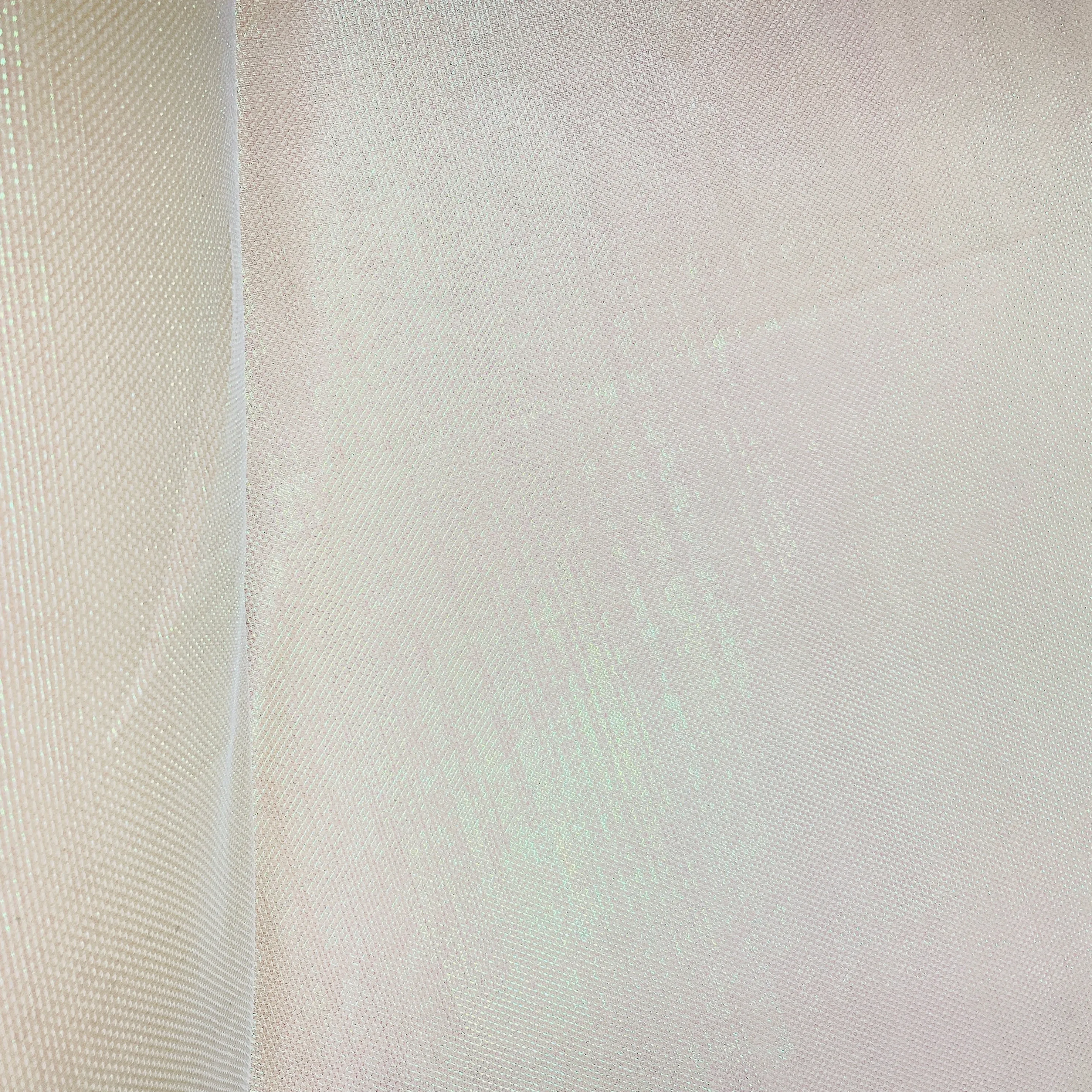 Cream Imorted Lurex Knitted Net Fabric