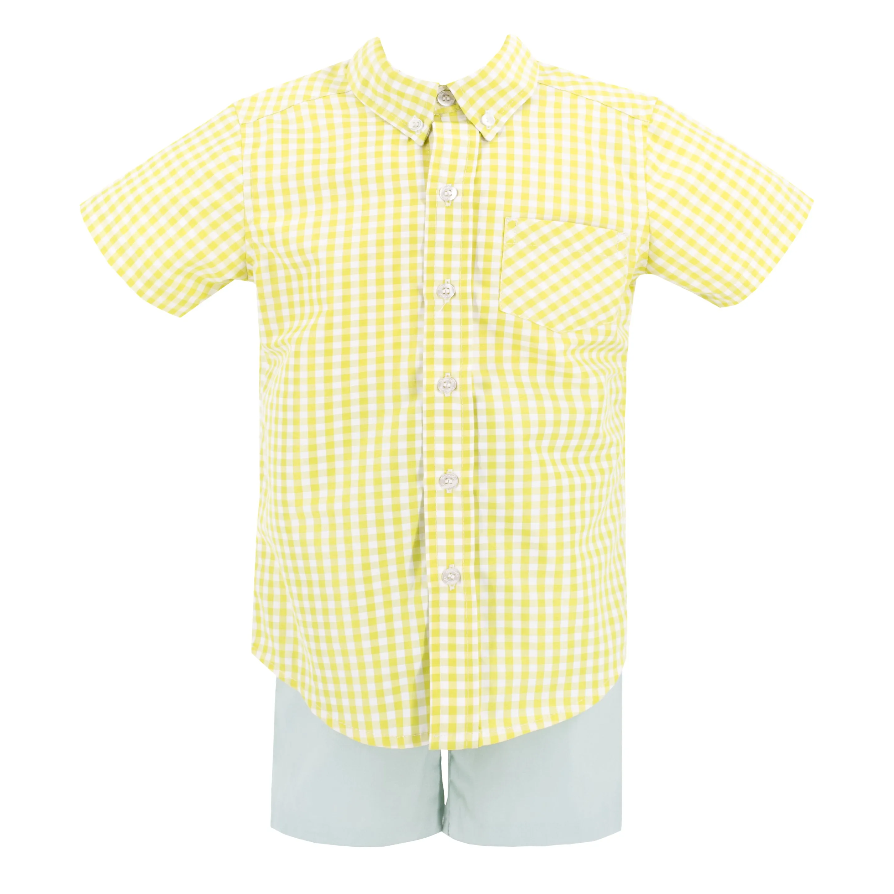 David Boy Button Down/Short Set