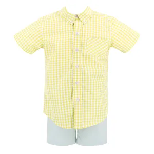 David Boy Button Down/Short Set