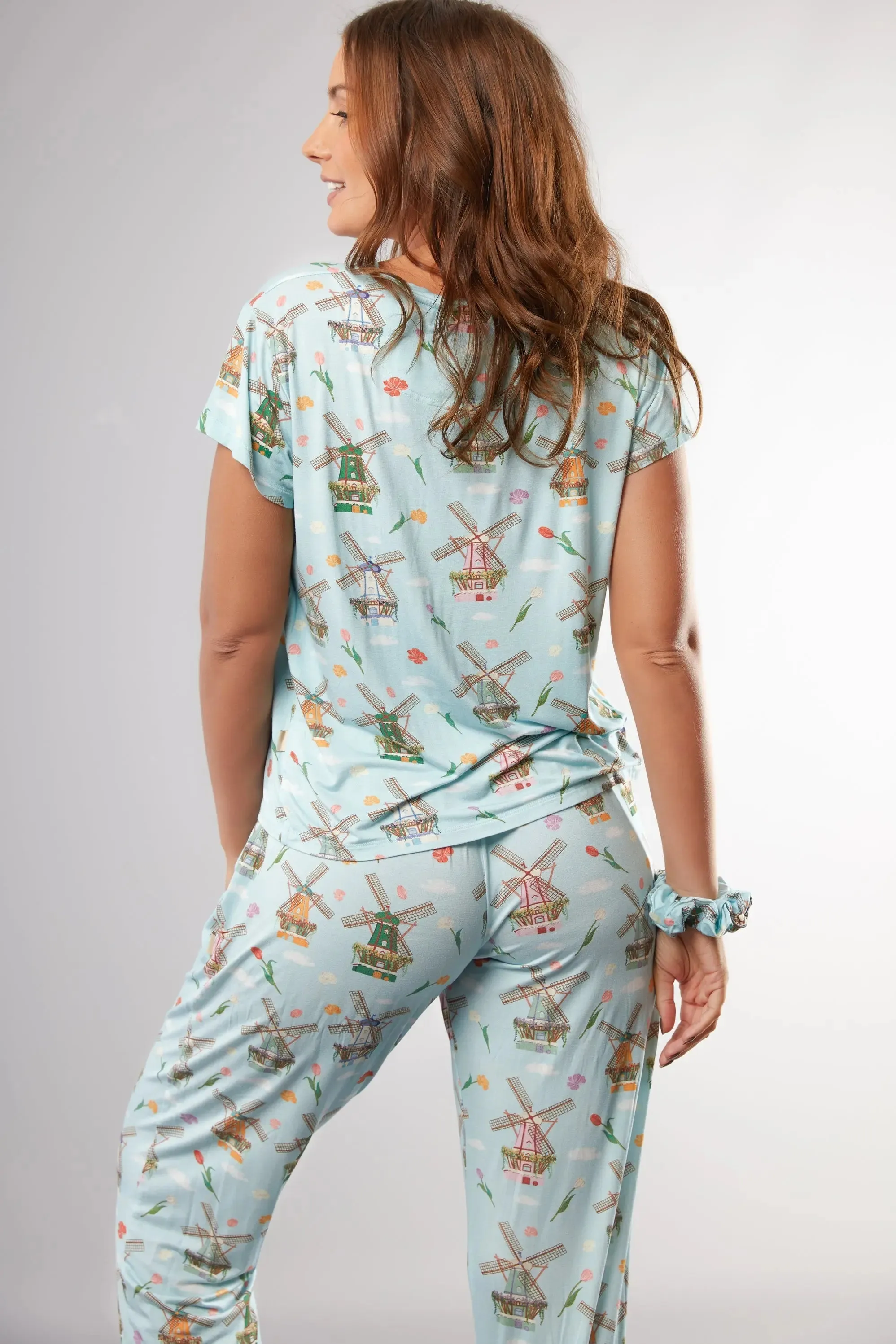 Dutch Windmills T-Shirt Pyjama Trouser Set