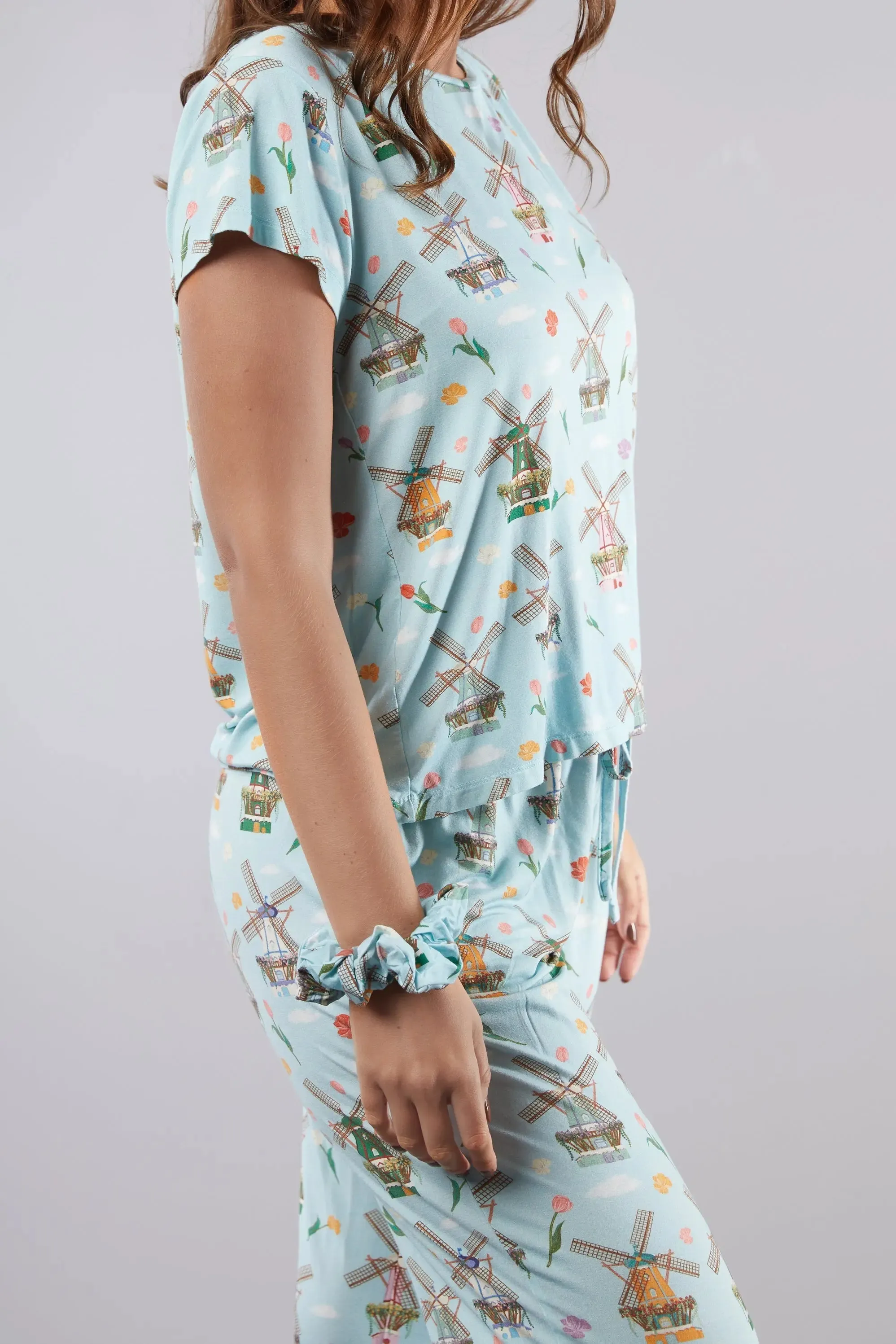 Dutch Windmills T-Shirt Pyjama Trouser Set