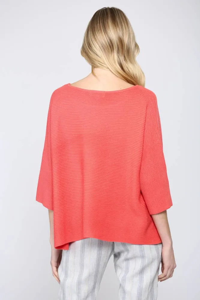 Fate Cropped Knit Wide Short Sleeve Top