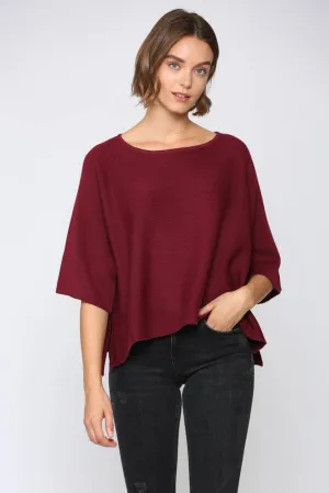 Fate Cropped Knit Wide Short Sleeve Top