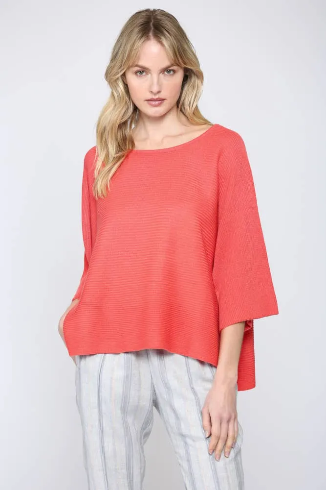 Fate Cropped Knit Wide Short Sleeve Top