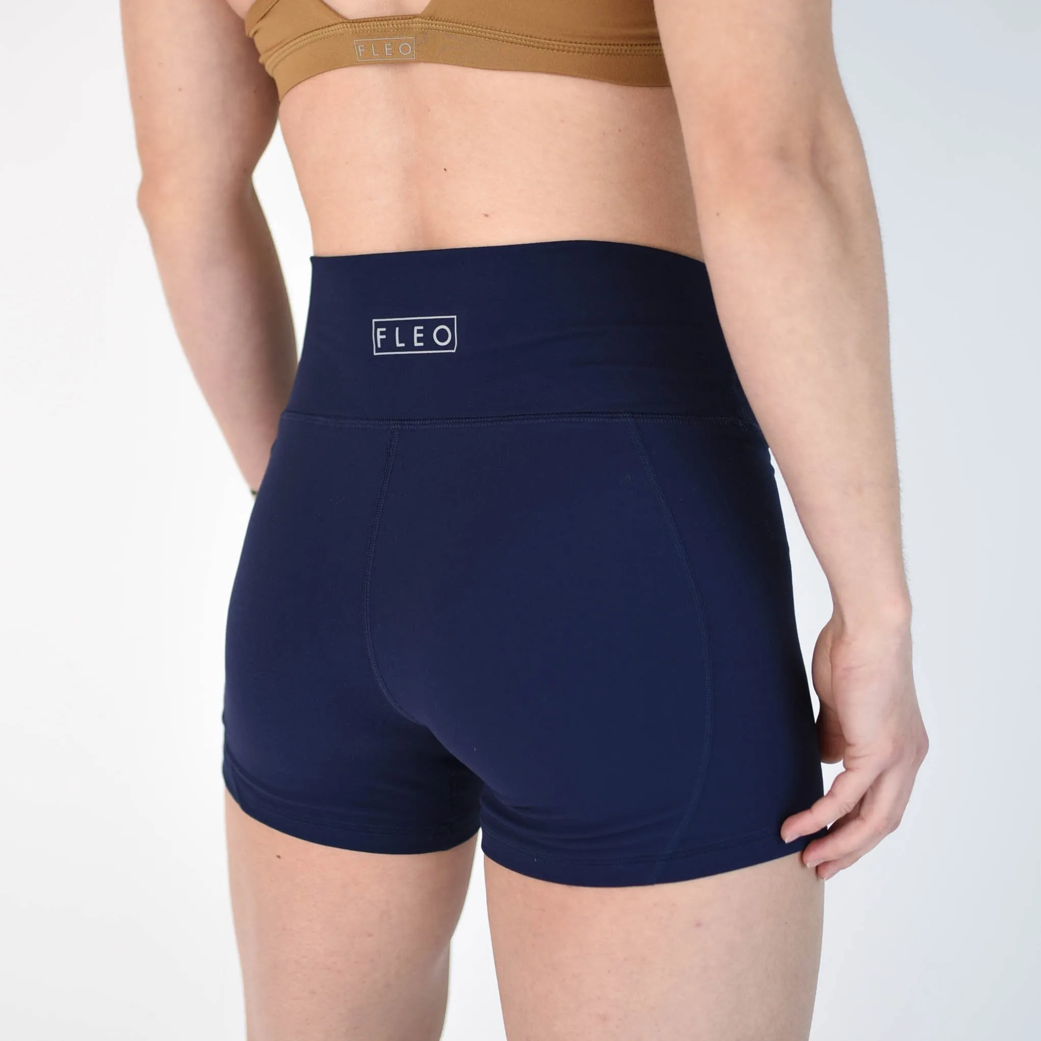 FLEO Classic Navy Shorts (True High Contour)