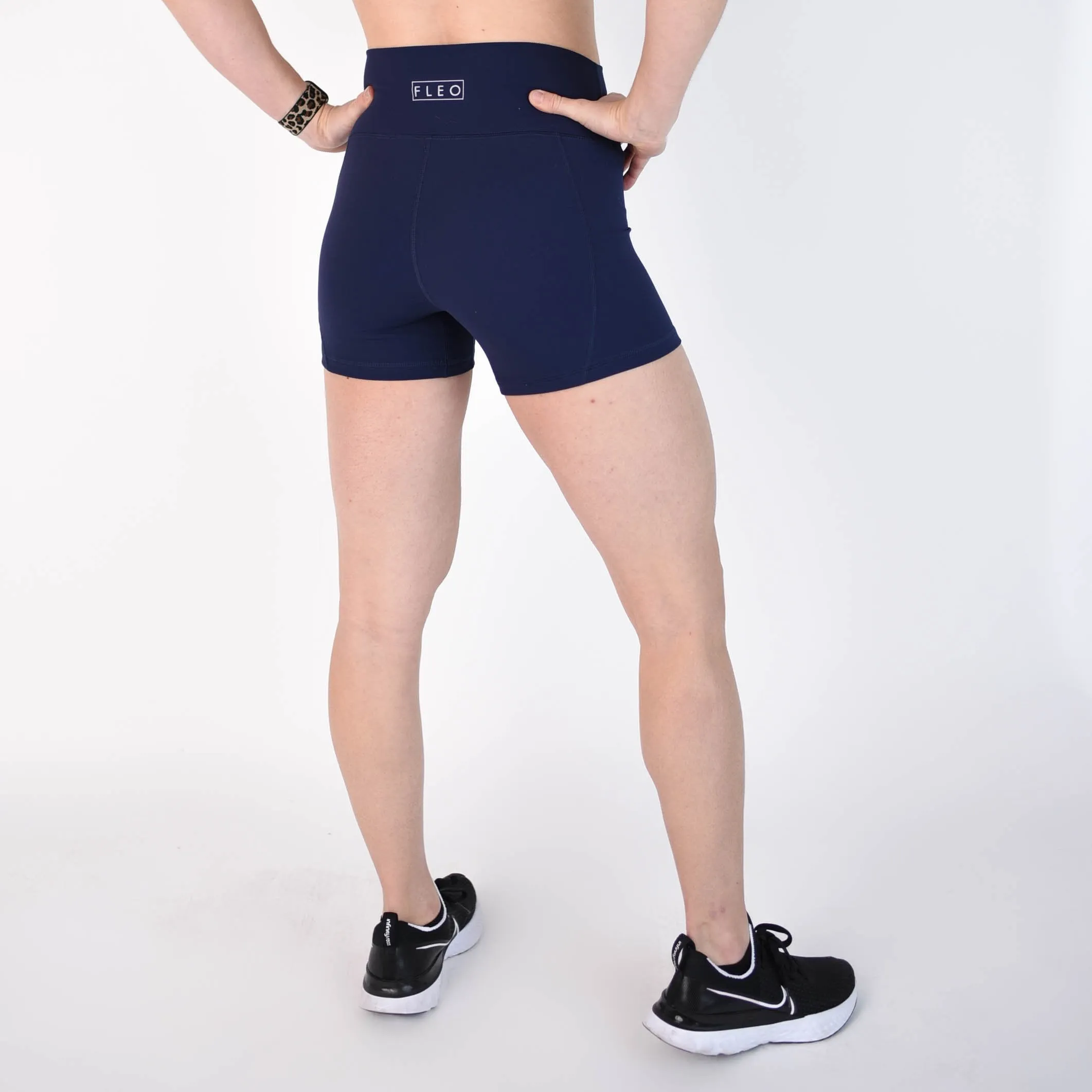 FLEO Classic Navy Shorts (True High Contour)