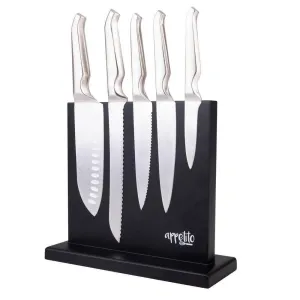 Freestanding Magnetic Knife Rack Matte Black