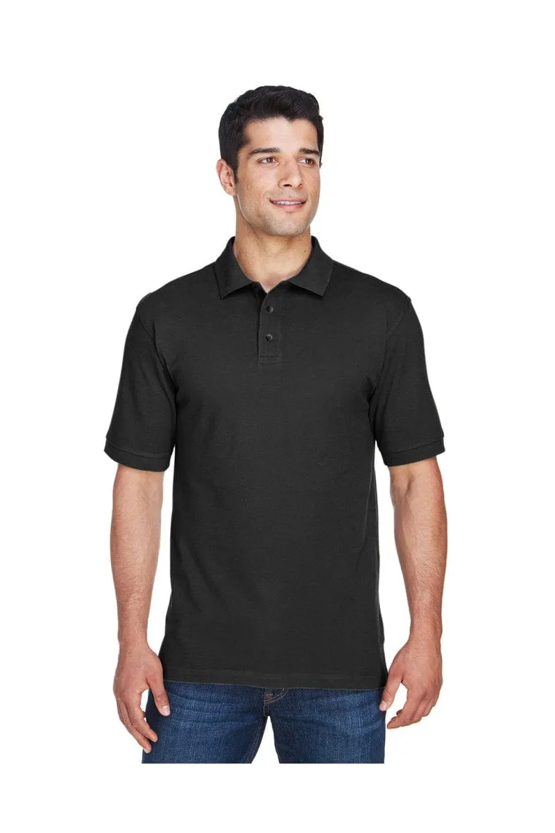 Harriton M200T: Men's Tall 6 oz. Ringspun Cotton Pique Short-Sleeve Polo