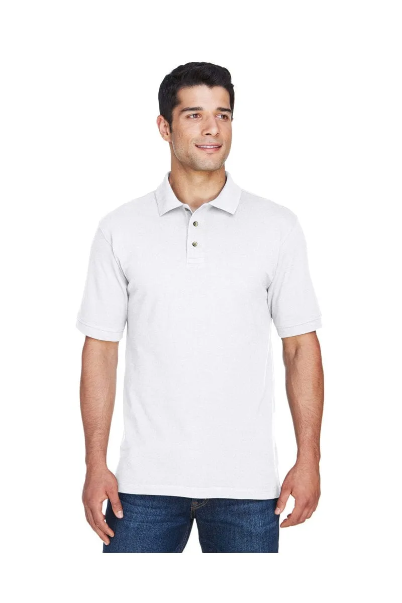 Harriton M200T: Men's Tall 6 oz. Ringspun Cotton Pique Short-Sleeve Polo