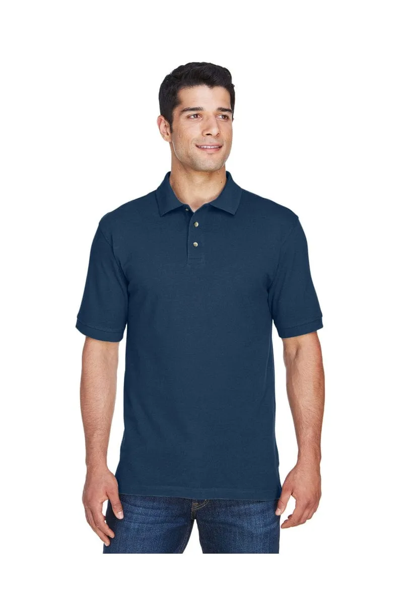 Harriton M200T: Men's Tall 6 oz. Ringspun Cotton Pique Short-Sleeve Polo