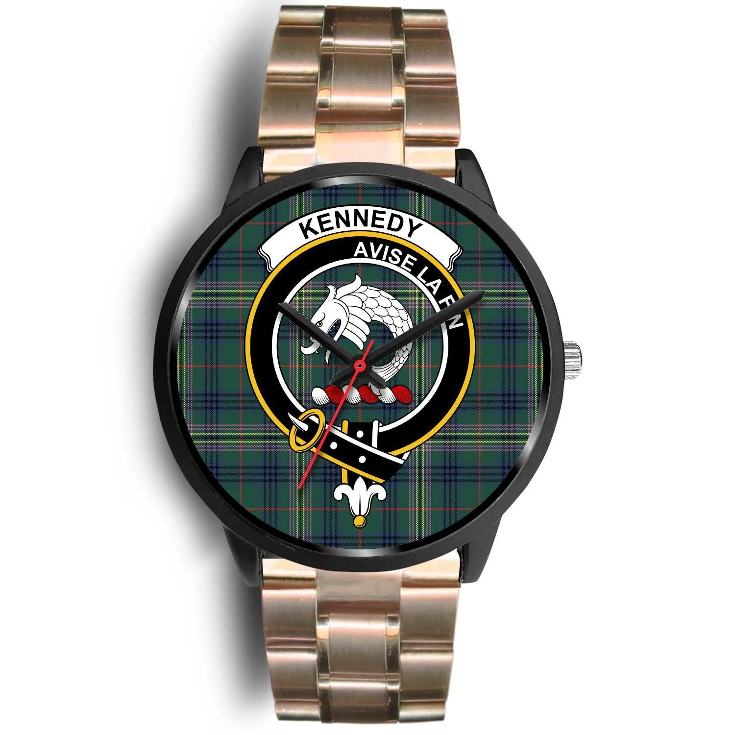 Kennedy Modern Clan Badge Tartan Black Watch