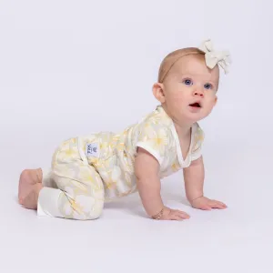 Magnolia Blossom Short Long Romper