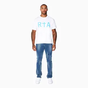 Men's Blue Logo Short Sleeve T-Shirt