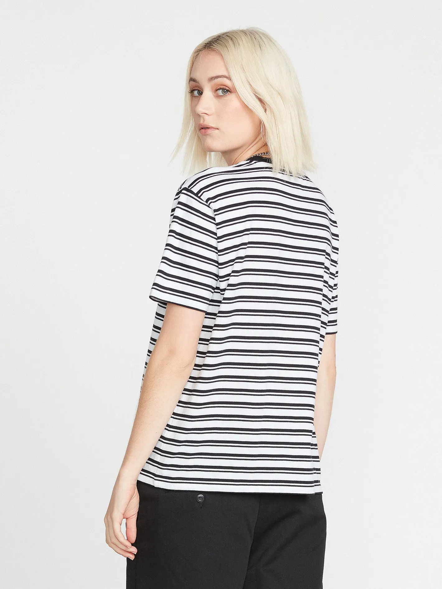 Party Pack Short Sleeve Top - Black White