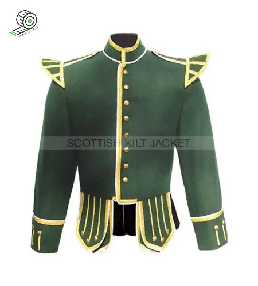 Pipe Band Military doublet jacket Green