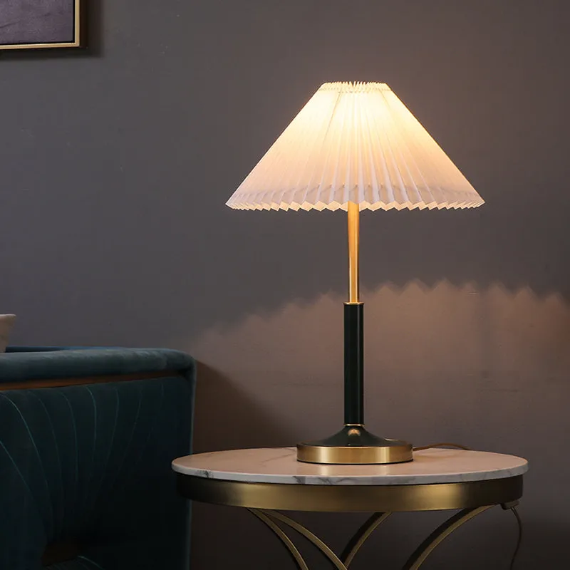 Pleated Table Lamp