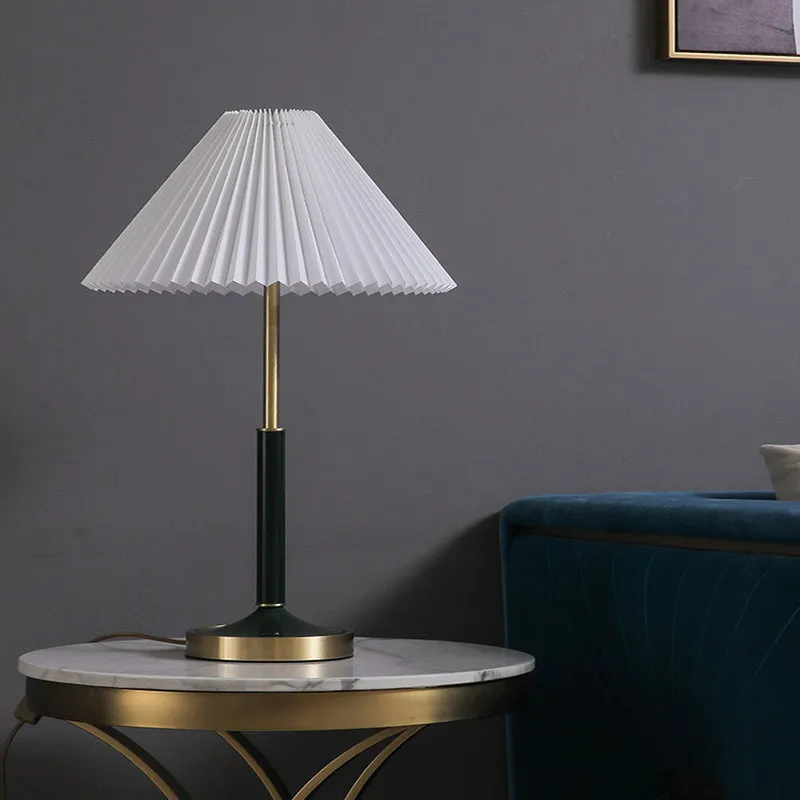 Pleated Table Lamp