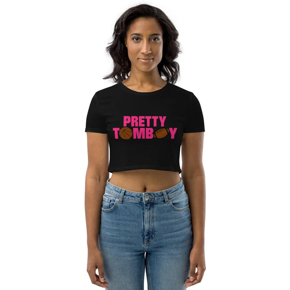 Pretty Tomboy (Pink) B/F Ladies' Crop Top