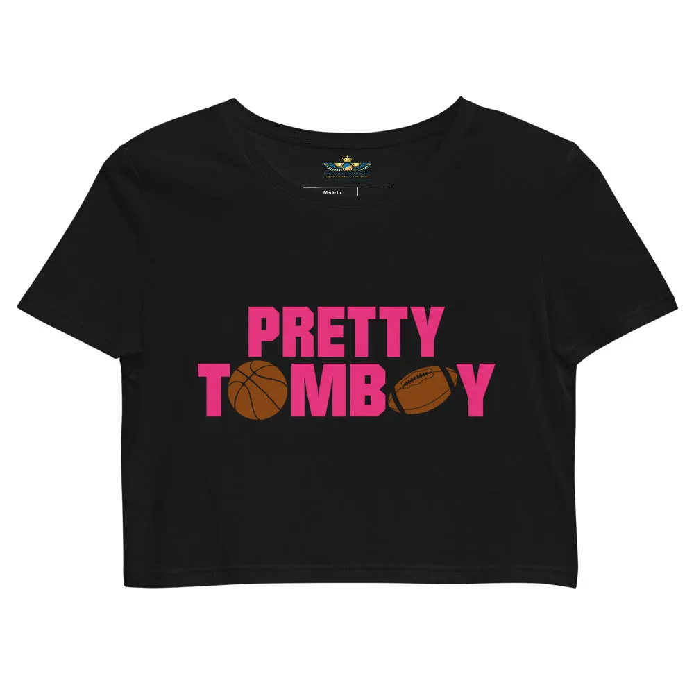 Pretty Tomboy (Pink) B/F Ladies' Crop Top