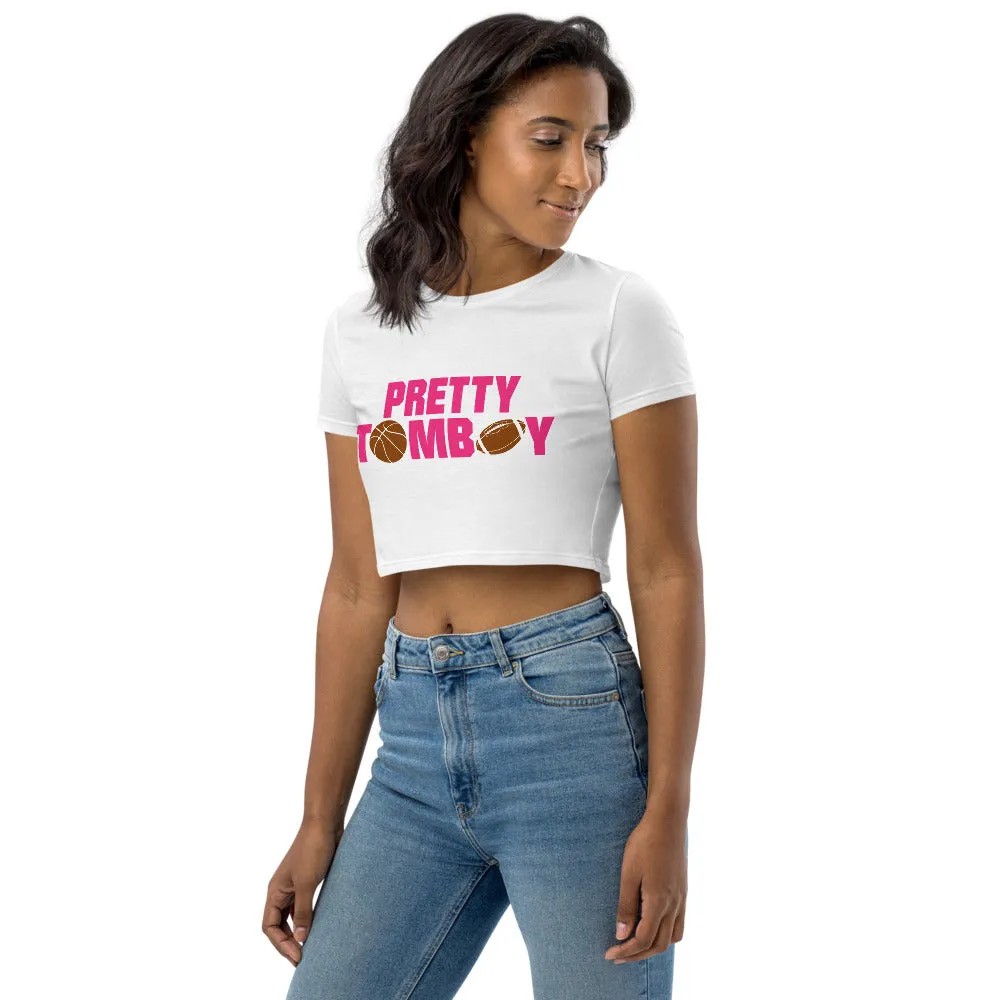 Pretty Tomboy (Pink) B/F Ladies' Crop Top