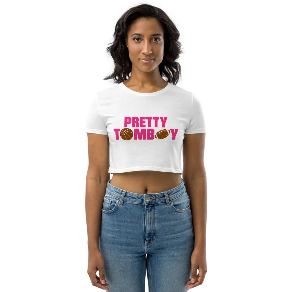 Pretty Tomboy (Pink) B/F Ladies' Crop Top