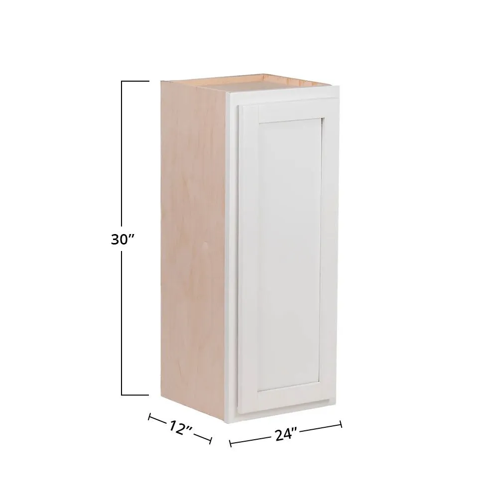 Pure White 24" x 30" Wall Cabinet