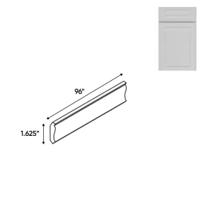 RTA - Elegant Shaker White - 1.62"W x 96"L - Wood Crown Molding