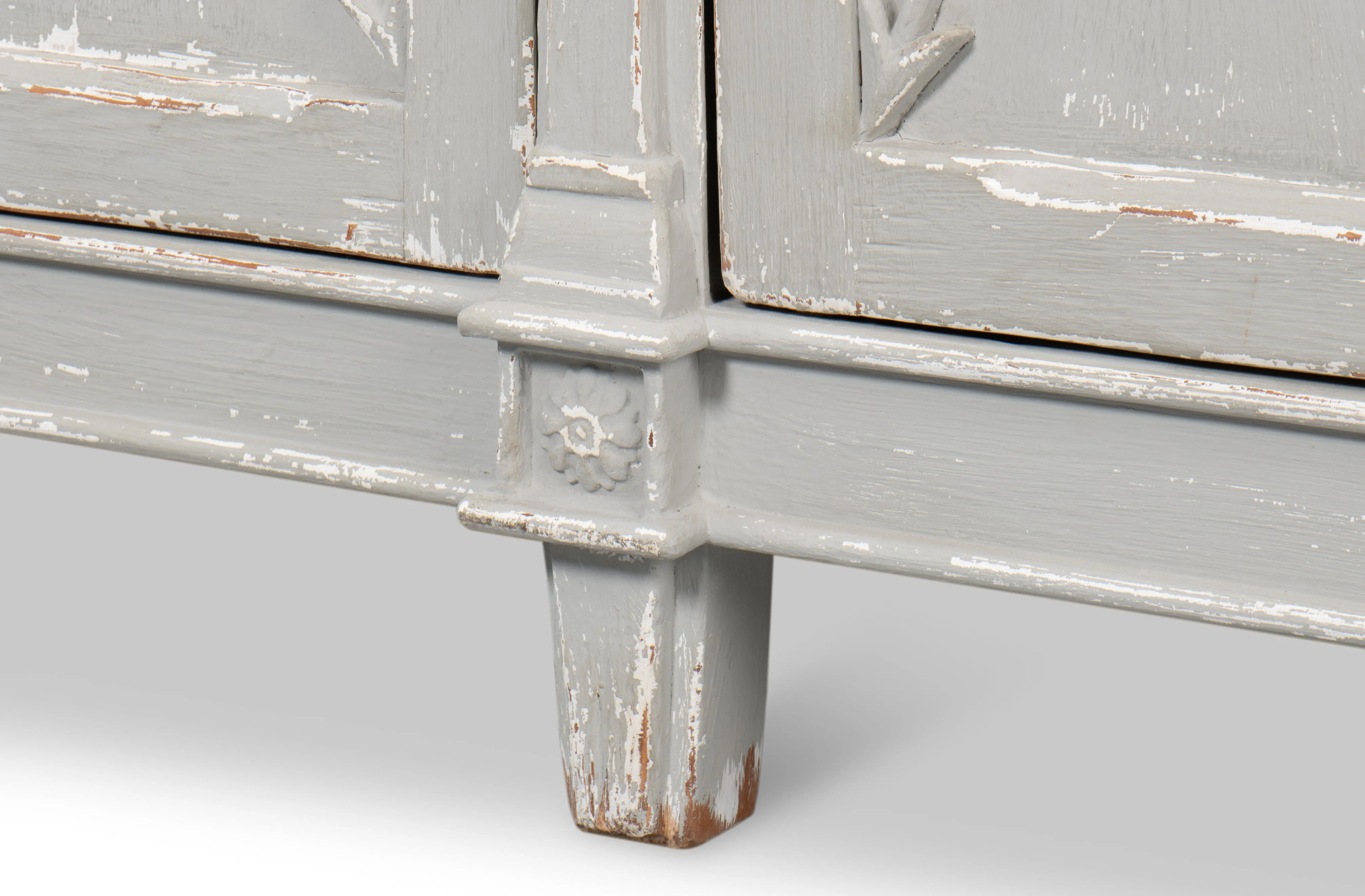 Sarreid - Marksman Sideboard Antique Muted Grey - Grey - Traditional