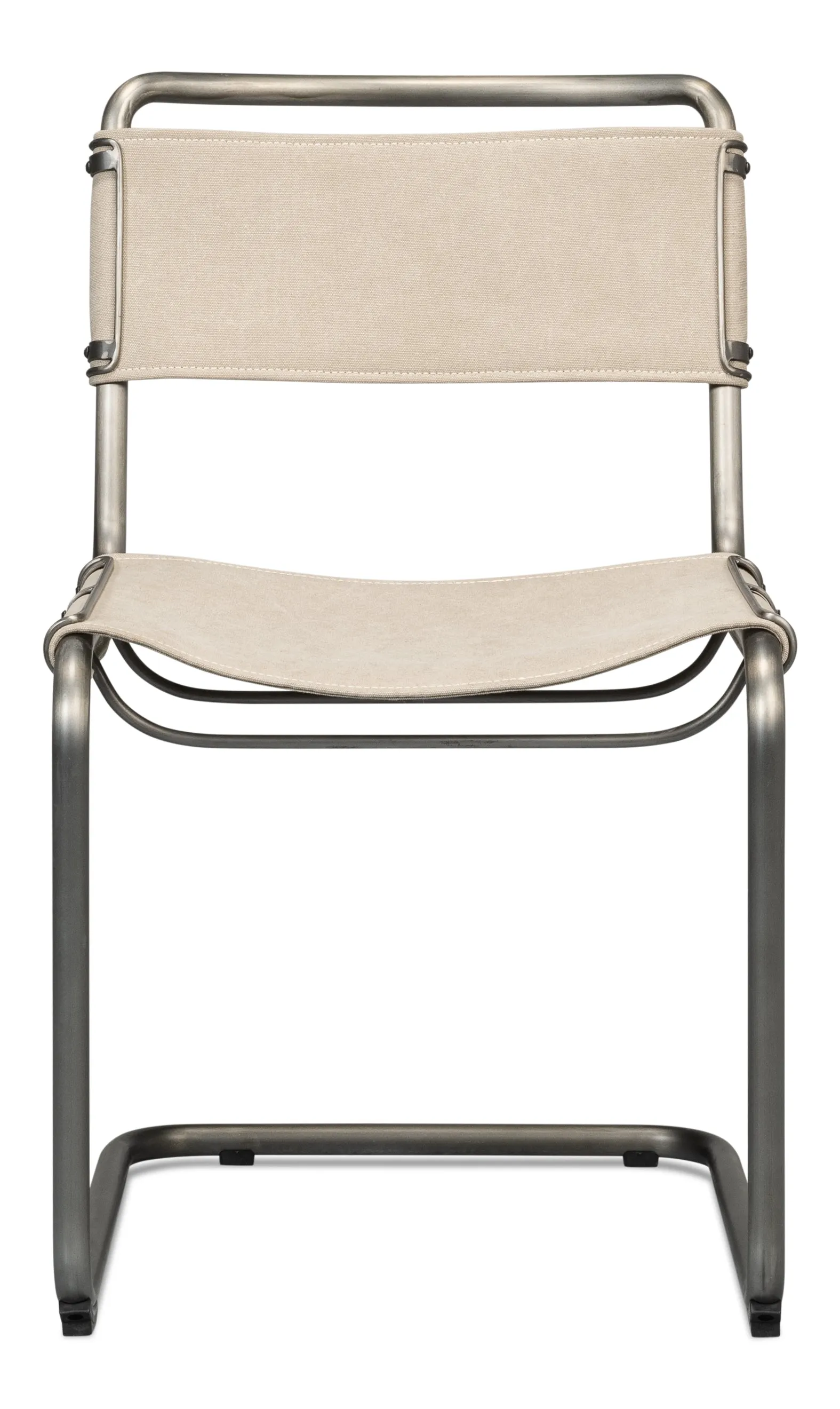 Sarreid - Patton Canvas Field Chair - Beige - Traditional - set of 2