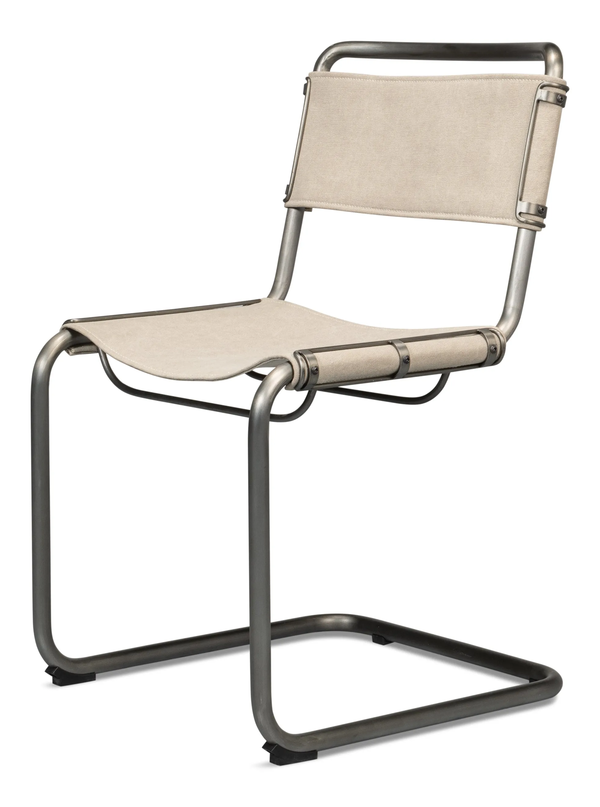 Sarreid - Patton Canvas Field Chair - Beige - Traditional - set of 2