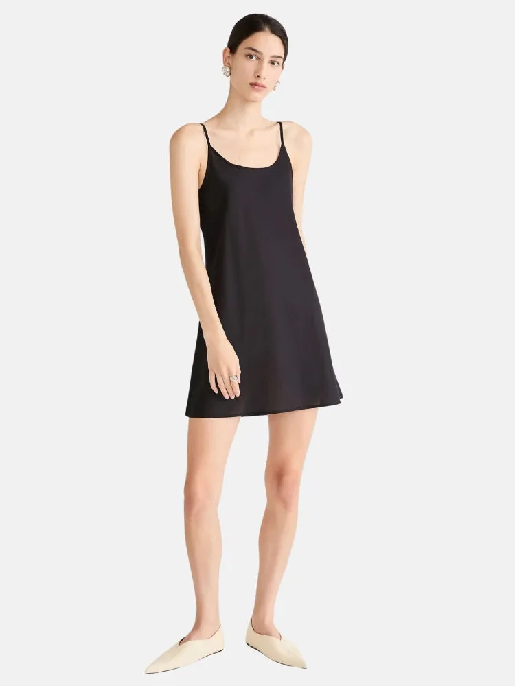 Short Slip Dress in Black