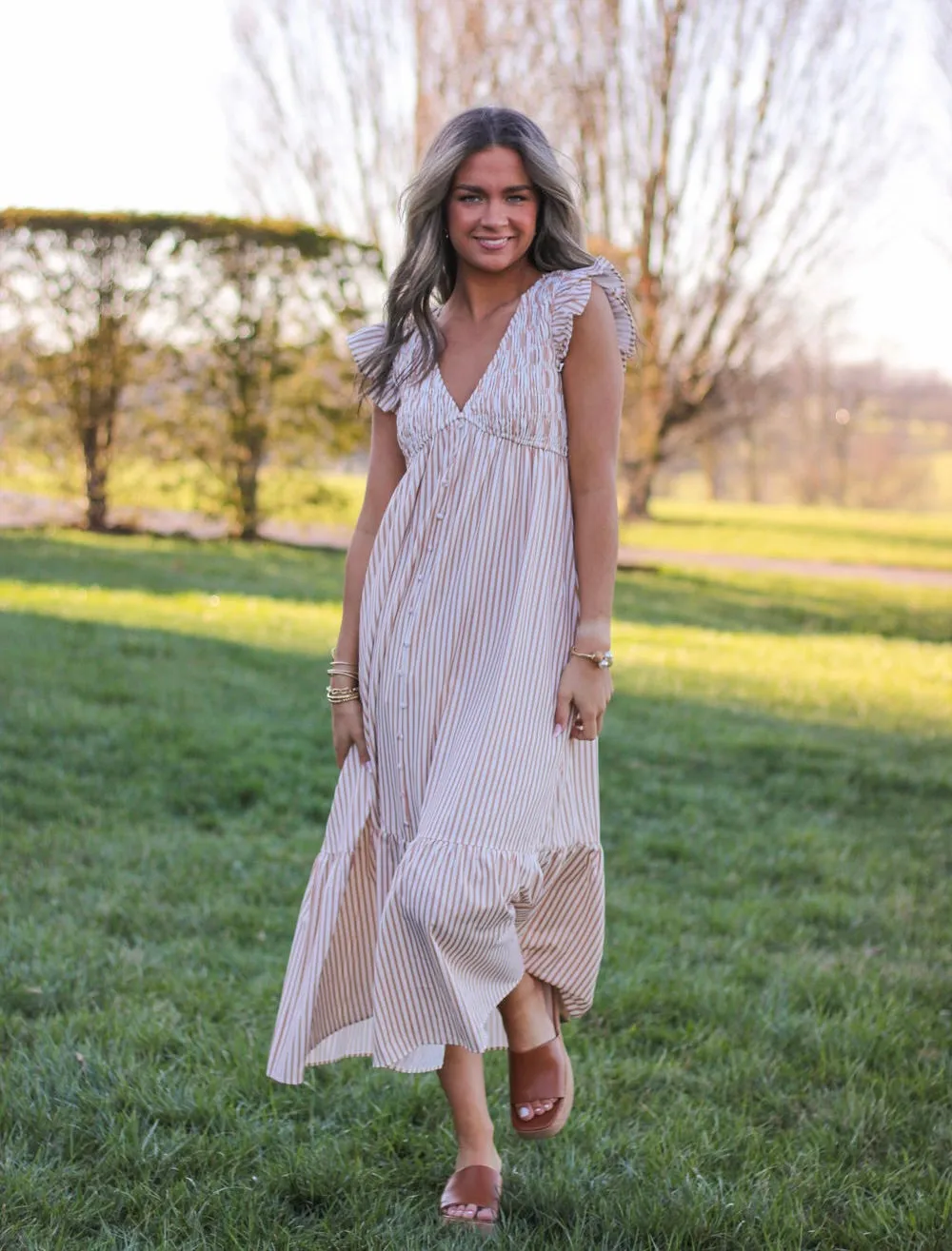 Stella Striped Dress