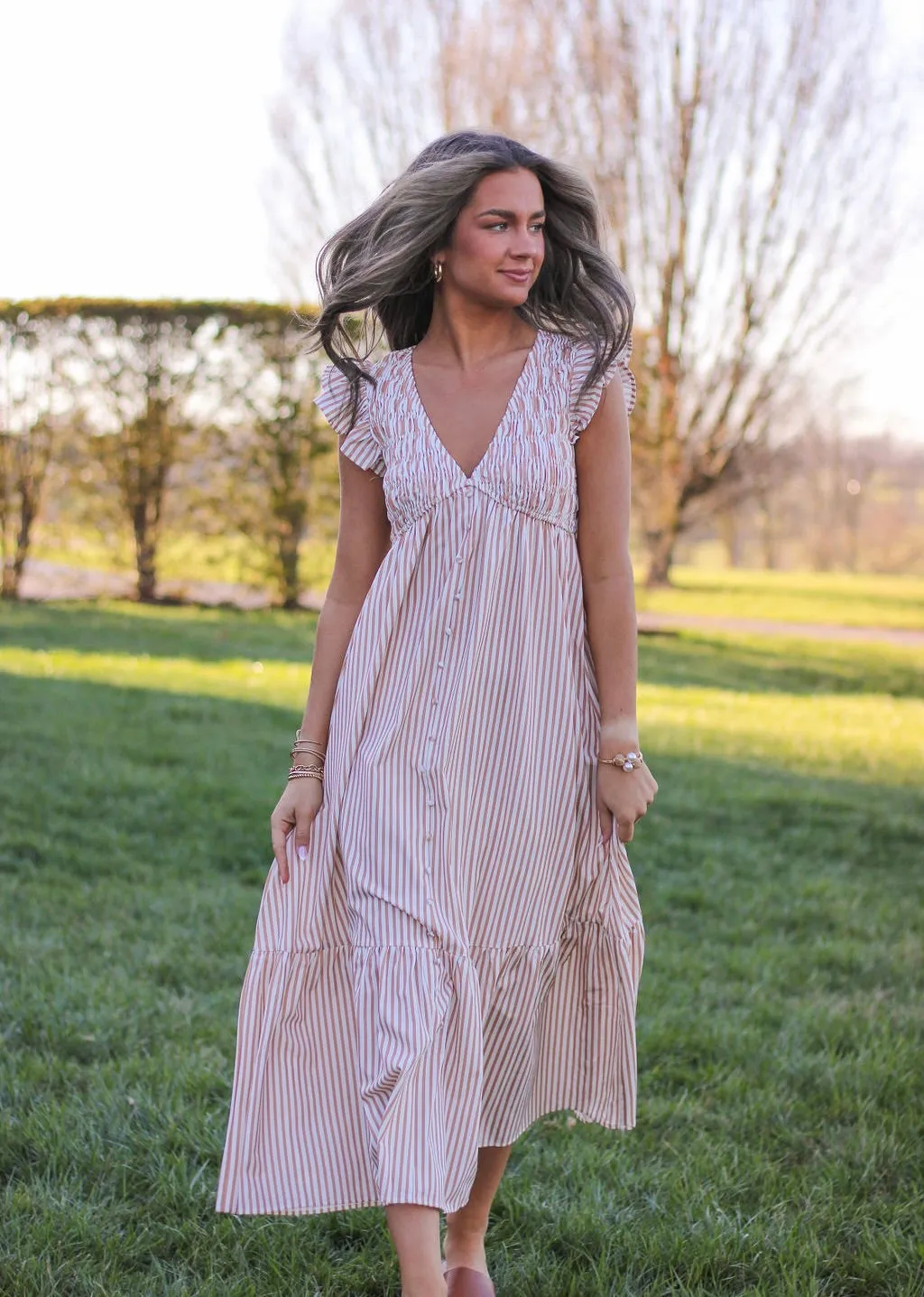 Stella Striped Dress