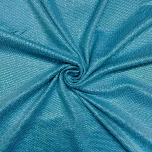 Teal Blue Imported Knitted Fabric