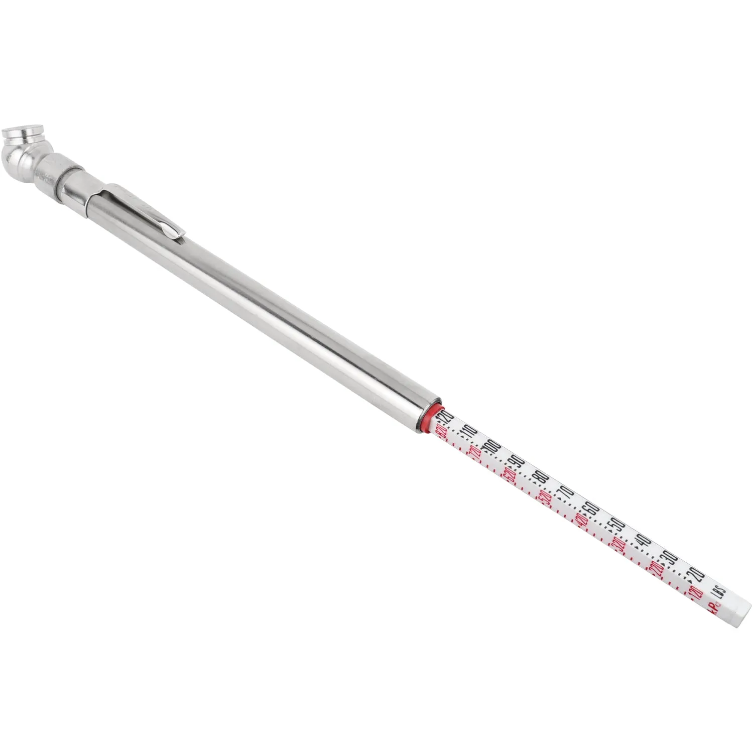 Tire Pressure Gauge, 20-120 PSI Single Ball-Head Air Chuck (Box of 10)