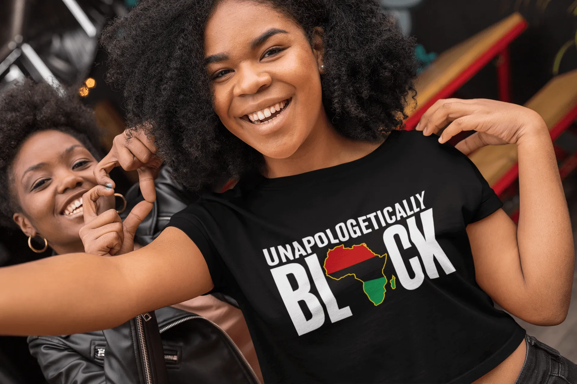 Unapologetically Black RBG Ladies Crop Top